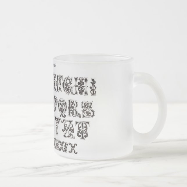 Alphabet Mug (Right)