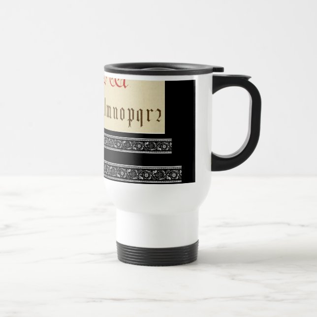 Alphabet Mug (Right)