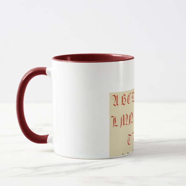 Alphabet Mug (Left)
