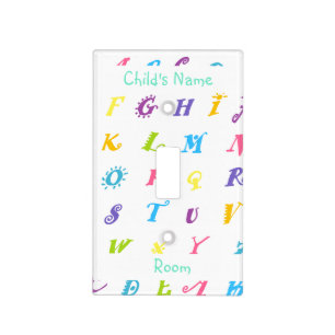 Alphabet Name HAMbyWG Light Switch Cover