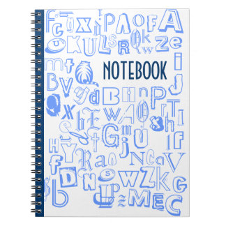 Alphabet Notebook (Blue)