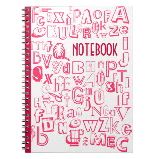 Alphabet Notebook (Red)