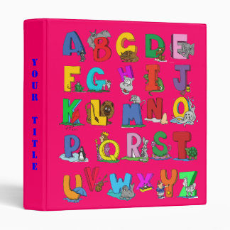 alphabet numbers binder