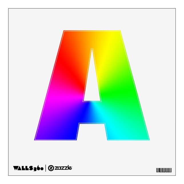 Alphabet & Numbers Wall Sticker (Front)