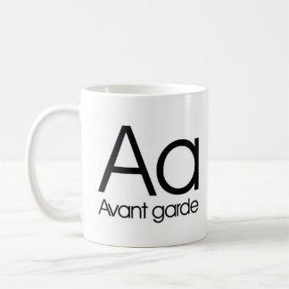 Alphabet Of Typography Mug - Avant Garde