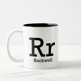 Alphabet Of Typography Mug - Rockwell