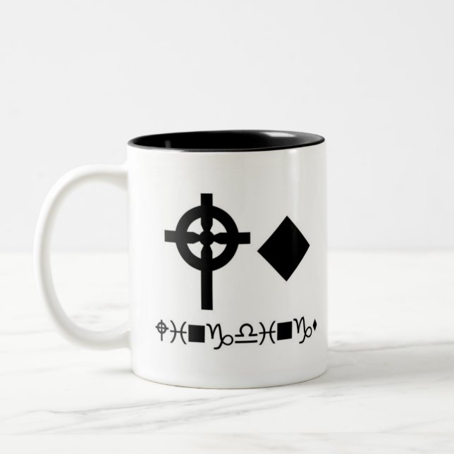 Alphabet Of Typography Mug - Wingdings (Left)