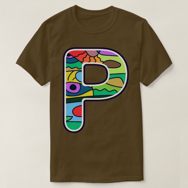 Alphabet P 3 T-Shirt (Design Front)