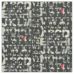 Alphabet Painting by Norman Wyatt Fabric