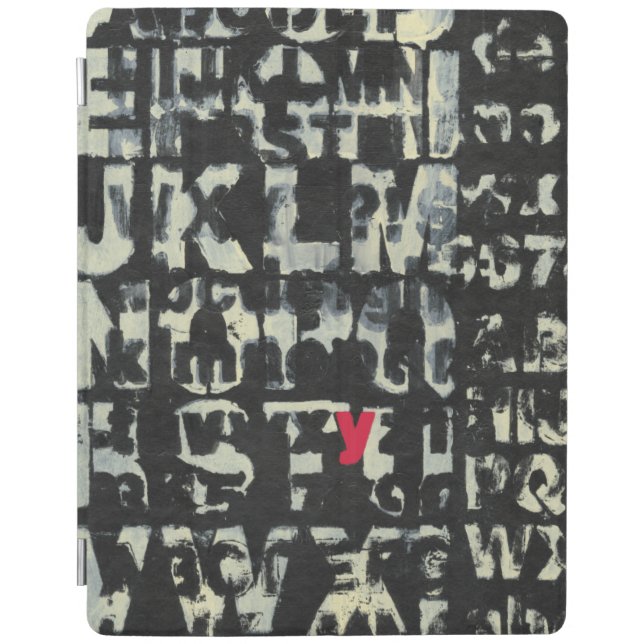 Alphabet Painting by Norman Wyatt iPad Smart Cover (Front)