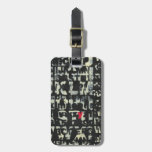 Alphabet Painting by Norman Wyatt Luggage Tag