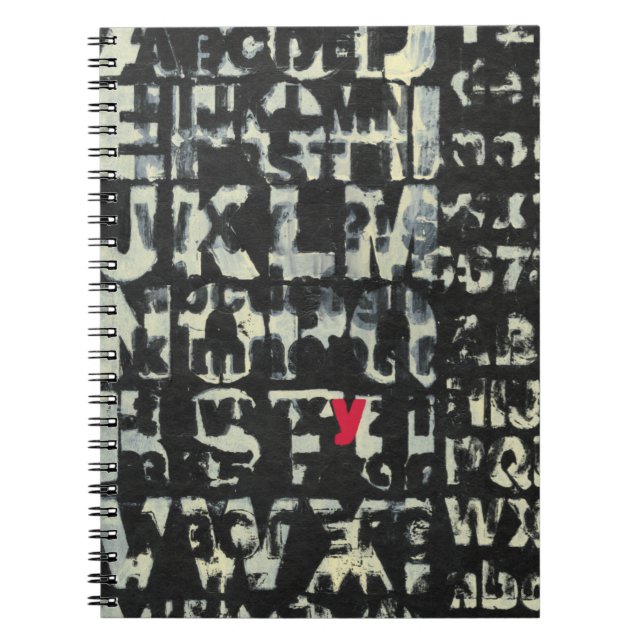 Alphabet Painting by Norman Wyatt Notebook (Front)