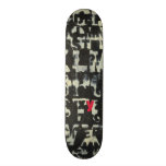 Alphabet Painting by Norman Wyatt Skateboard