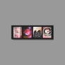Alphabet Photography Collage, HOME Letter Word Art Canvas Print