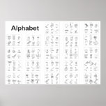 Alphabet Picture Poster at Zazzle