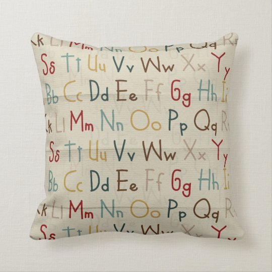 Alphabet Pillow