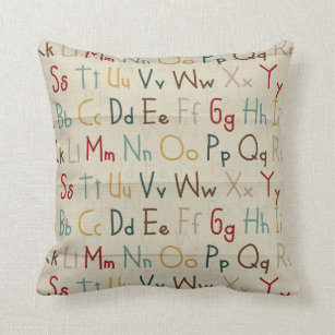 Alphabet Pillow