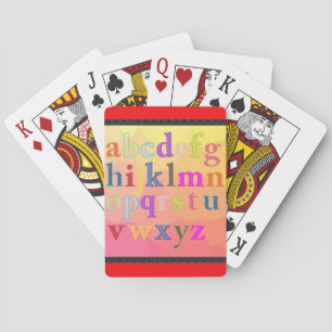 Alphabet Playing Cards