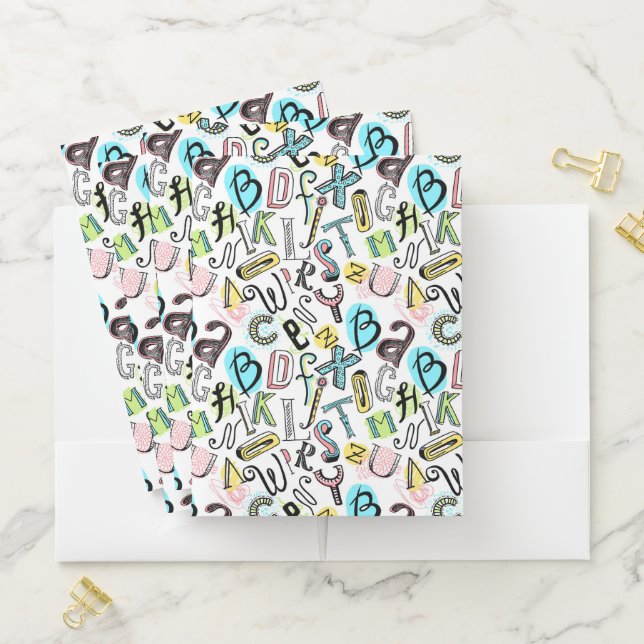 Alphabet  pocket folder (In Situ)