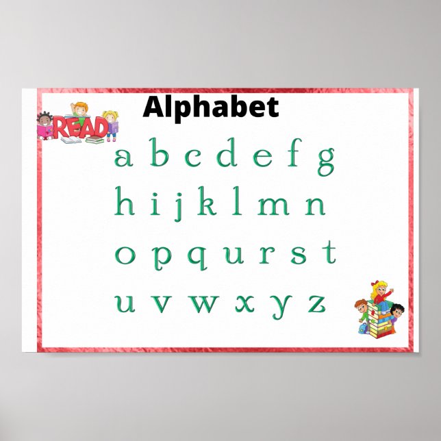 Alphabet   poster (Front)