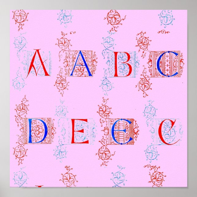 Alphabet Poster (Front)