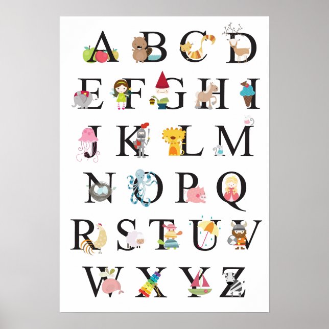 Alphabet Poster (Front)