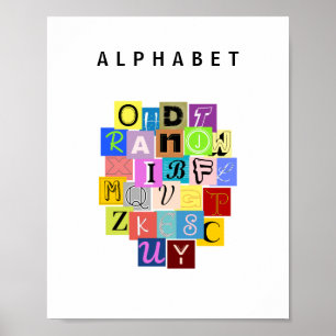 Alphabet Poster