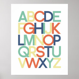 Alphabet Poster