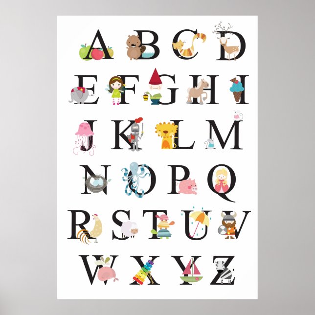 Alphabet Poster (Front)