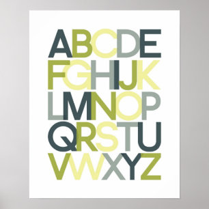 Alphabet Poster