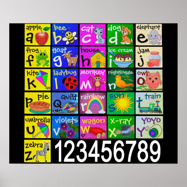 Alphabet Poster (Front)