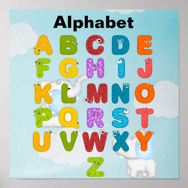 Alphabet  poster (Front)