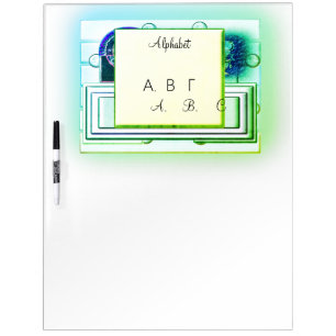Alphabet Practice Dry Erase Board