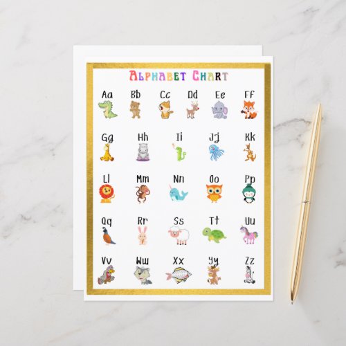 Alphabet print Nursery Prints baby gift