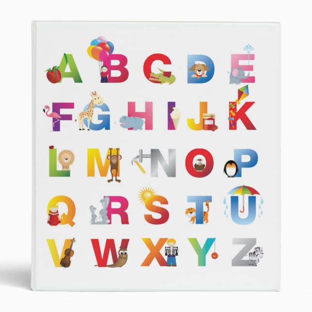 alphabet ring binder (Front)