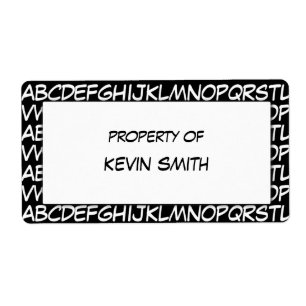 Alphabet School Labels