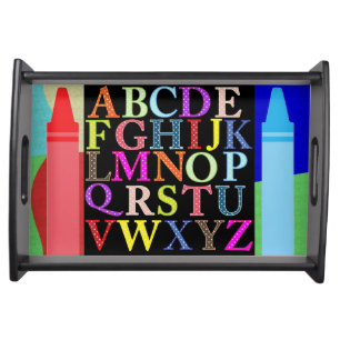 Alphabet Serving Tray