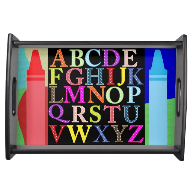 Alphabet Serving Tray (Front)