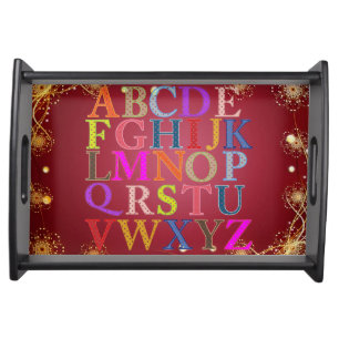 Alphabet Serving Tray