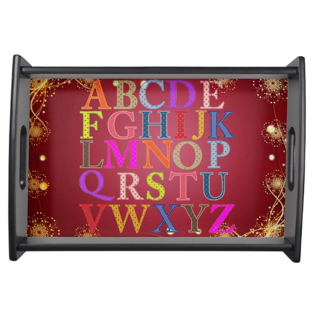 Alphabet Serving Tray (Front)