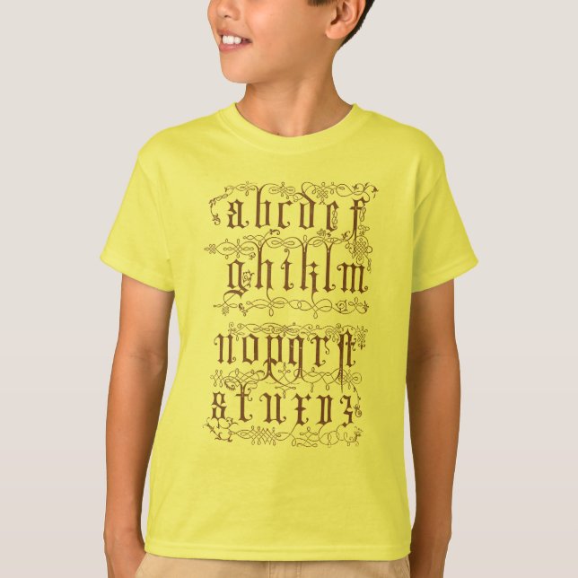 Alphabet Shirt (Front)