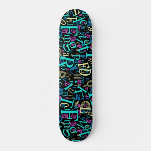 Alphabet Skateboard