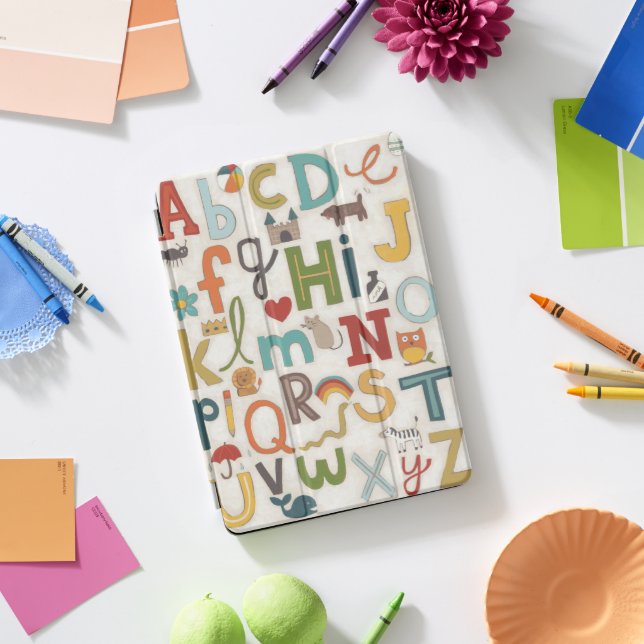 Alphabet Soup iPad Pro Cover (Desk)