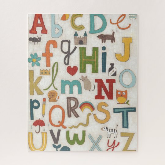 Alphabet Soup Jigsaw Puzzle