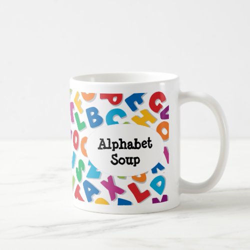 Alphabet Soup Mug