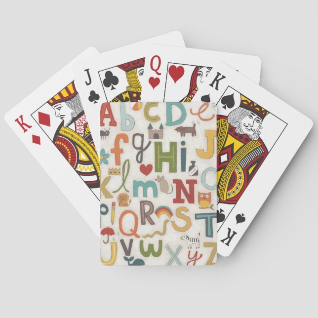 Alphabet Soup Poker Cards (Back)