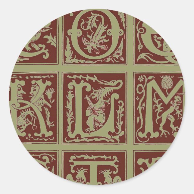 Alphabet Sticker (Front)