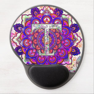 Alphabet T Gel Mouse Pad