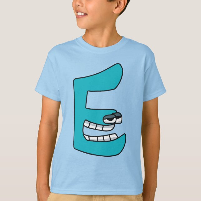 Alphabet T-Shirt Letter E (Front)