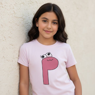 Alphabet T-Shirt Letter P